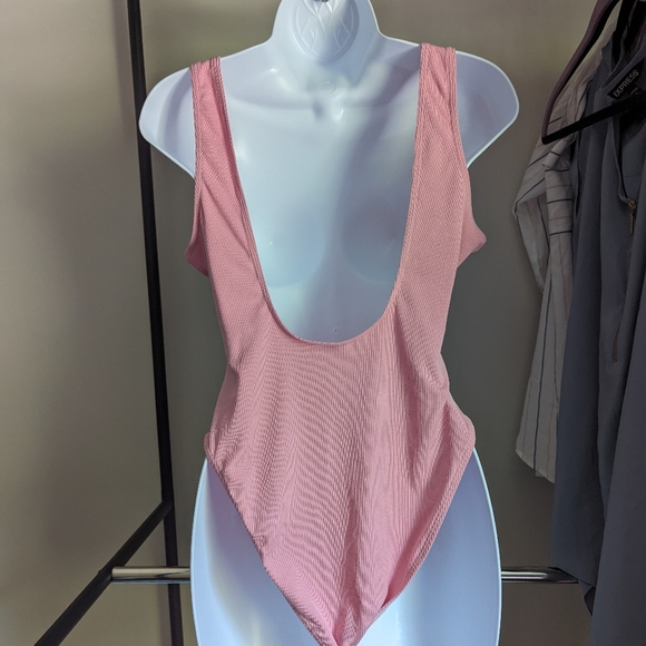 Pink One Piece Swimsuit - Picture 4 of 6
